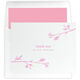 Sketched Branches Thank You Folded Note Cards - Letterpress Image 1 of 4